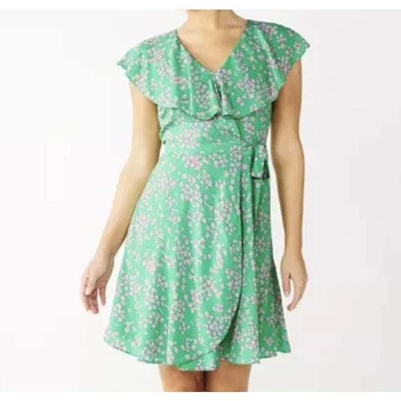 Draper James RSVP Reese Witherspoon Floral Wrap Dress Size XXL - Picture 1 of 12